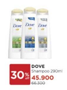 Promo Harga Dove Shampoo 290 ml - Watsons