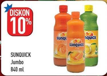 Promo Harga SUNQUICK Minuman Sari Buah 840 ml - Hypermart