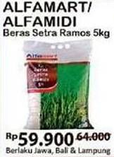 Promo Harga Alfamart Beras Setra Ramos 5 kg - Alfamart