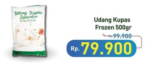 Udang Kupas  Diskon 20%, Harga Promo Rp79.900, Harga Normal Rp99.900