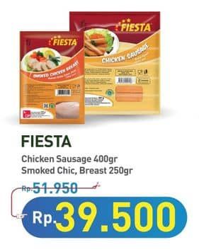 Promo Harga Fiesta Sausage/Smoked Chicken Breast  - Hypermart