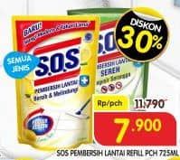 Promo Harga SOS Pembersih Lantai All Variants 750 ml - Superindo