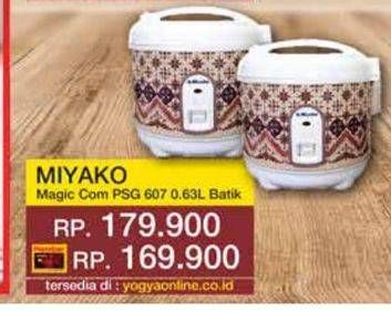Promo Harga Miyako PSG 607 Batik Rice Cooker  - Yogya