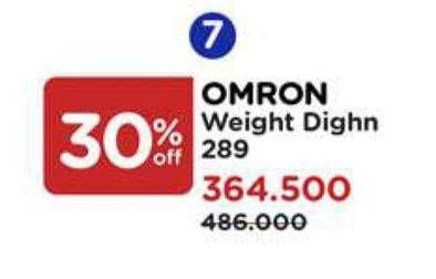 Promo Harga Omron Weight Dighn 289  - Watsons