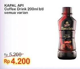 Promo Harga KAPAL API Kopi Signature Drink All Variants 200 ml - Indomaret
