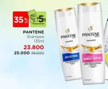 Promo Harga Pantene Shampoo 135 ml - Watsons