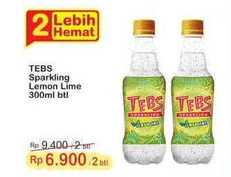 Promo Harga Tebs Sparkling Lemon Lime 300 ml - Indomaret