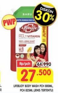 Promo Harga Lifebuoy Body Wash 850 ml - Superindo
