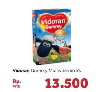 Promo Harga VIDORAN Gummy 5 pcs - Carrefour