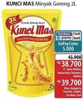 Promo Harga Kunci Mas Minyak Goreng 2000 ml - Alfamidi