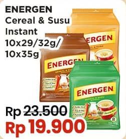 Promo Harga Energen Cereal Instant per 10 sachet 30 gr - Indomaret