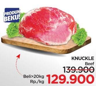 Promo Harga Beef Knuckle (Daging Inside)  - Lotte Grosir