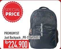 Promo Harga PREMIUM 1ST Just Backpack 17069  - Hypermart