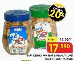 Promo Harga DUA KELINCI Kacang Mix Nut, Lofet 125 gr - Superindo