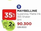 Promo Harga Maybelline Super Stay Matte Ink 355 Shaker 5 ml - Watsons