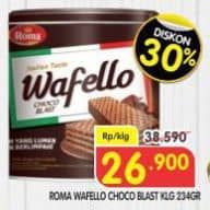 Promo Harga Roma Wafello Choco Blast 234 gr - Superindo