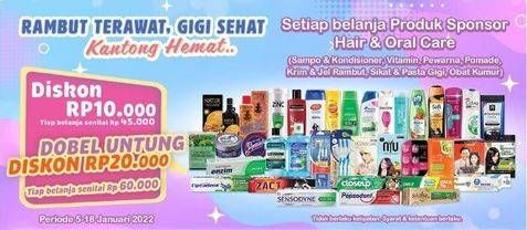 Promo Harga Hair & Oral Care  - Indomaret