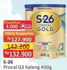 Promo Harga S26 Procal Gold Susu Pertumbuhan 400 gr - Alfamart