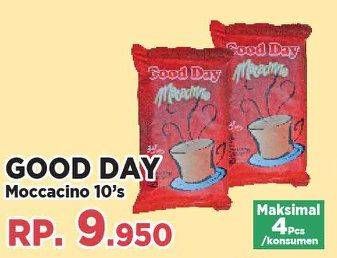 Promo Harga Good Day Instant Coffee 3 in 1 Mocacinno 10 pcs - Yogya