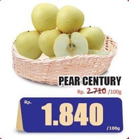 Promo Harga Pear Century per 100 gr - Hari Hari