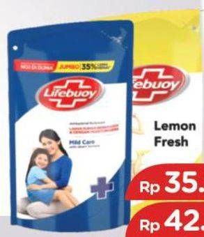 Promo Harga LIFEBUOY Body Wash Lemon Fresh, Mild Care 900 ml - TIP TOP