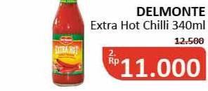 Promo Harga DEL MONTE Sauce Extra Hot Chilli 340 ml - Alfamidi