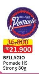 Promo Harga Bellagio Pomade High Shine & Normal Hold 80 gr - Alfamart