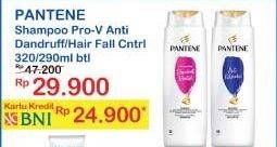 Promo Harga PANTENE Shampoo Anti Dandruff, Anti Dandruff, Hair Fall Control 290 ml - Indomaret