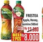 Promo Harga Frestea Minuman Teh Apple, Green Honey, Jasmine 500 ml - Hypermart