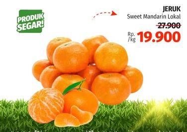 Promo Harga Jeruk Lokal Sweet Mandarin  - Lotte Grosir