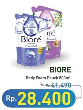 Promo Harga Biore Body Foam Beauty 800 ml - Hypermart