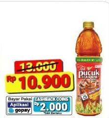 Teh Pucuk Harum Minuman Teh 1360 ml Diskon 16%, Harga Promo Rp10.900, Harga Normal Rp13.000, Cashback Rp2.000 dengan GOPAY min transaksi Rp15.000