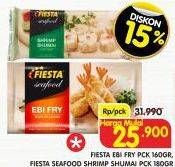 Promo Harga FIESTA Ebi Fry Pck 160gr, Seafood Shrimp Shumai Pck 180gr  - Superindo
