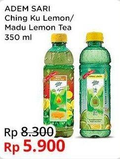 Promo Harga Adem Sari Ching Ku Herbal Lemon, Madu Lemon Tea 350 ml - Indomaret