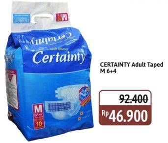 Promo Harga Certainty Adult Diapers M10 10 pcs - Alfamidi