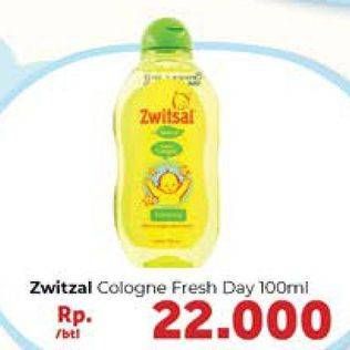 Promo Harga ZWITSAL Natural Baby Cologne Soft Touch Fresh Day With Aloe Vera 100 ml - Carrefour