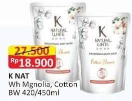 K Natural White Body Wash