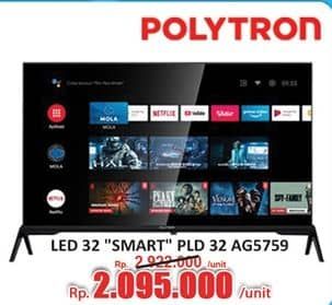 Promo Harga Polytron Smart Android TV 32 inch PLD 32AG5759  - Hari Hari