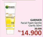 Promo Harga GARNIER Facial Foam Gentle Clarify 50 ml - Alfamidi