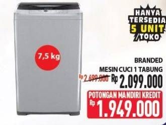 Promo Harga BRANDED Mesin Cuci 1 Tabung  - Hypermart