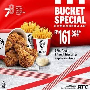 Promo Harga Bucket Special Kemerdekaan  - KFC