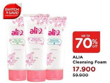 Promo Harga ALIA Cleansing Foam  - Watsons