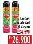 Promo Harga BAYGON Insektisida Spray All Variants 600 ml - Hypermart