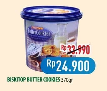 Promo Harga Biskitop Butter Cookies 370 gr - Hypermart