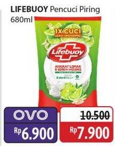Promo Harga Lifebuoy Pencuci Piring Lime Botani 680 ml - Alfamidi