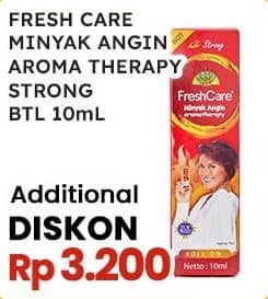 Promo Harga Fresh Care Minyak Angin Aromatherapy Hot Strong 10 ml - Indomaret