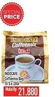 Promo Harga Indocafe Coffeemix 3in1 per 15 sachet 20 gr - Hypermart