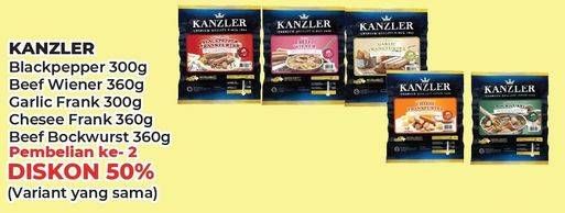 Kanzler Beef Wiener/Kanzler Frankfurter/Kanzler Bockwurst
