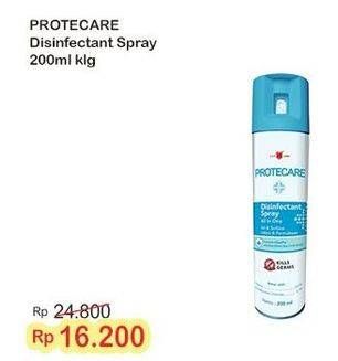 Promo Harga Cap Lang Protecare Disinfectant Spray All in One 200 ml - Indomaret