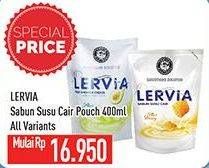 Promo Harga LERVIA Shower Cream All Variants 400 ml - Hypermart
